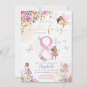 妖精誕生日 招待状 (正面)