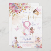 妖精誕生日 招待状 (正面/裏面)