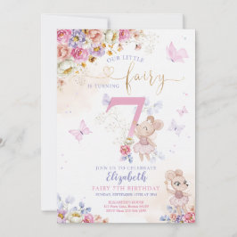 妖精誕生日 招待状