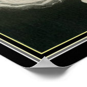 「妖精踊りのまわりにピエロ」アールデコプリント ポスター (角)