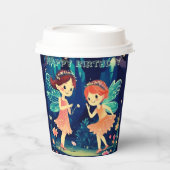 妖精遊達は魔法にかけられた森の名前で 紙コップ (正面)