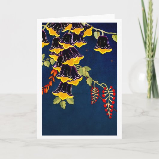 "妖精鐘"の空白のな挨拶状 カード (正面)