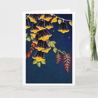 "妖精鐘"の空白のな挨拶状 カード