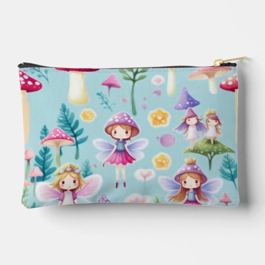 妖精離れとキノコの土地 アクセサリーポーチ (裏面)