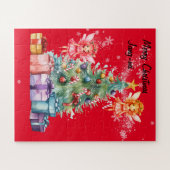 妖精飾のクリスマスツリー ジグソーパズル (横)