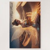 妖精魔法ドリームエレガントデザートサンファンタジー ジグソーパズル (縦)