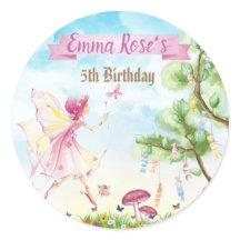 妖精魔法誕生日パーティーシール