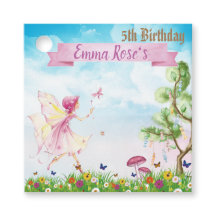 妖精魔法誕生日パーティーメッセージカード