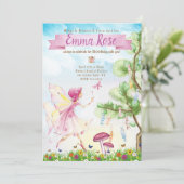 妖精魔法誕生日パーティー 招待状 (スタンド正面)