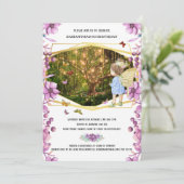 妖精魔法魅惑ホタルのガーデンバタフライ 招待状 (スタンド正面)