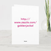 妖精10番目の女の子のための幸せ10誕生日 カード (裏面)