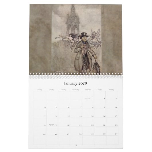 妖精2011の壁掛けカレンダー カレンダー (1月 2026)