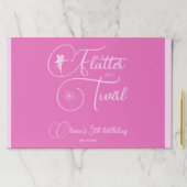 妖精25紙ピンクランチョンマット誕生日デザイン ペーパーパッド (インサイチュ)