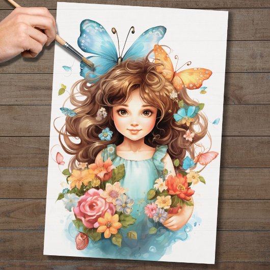 妖精3デクページ紙 薄葉紙