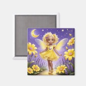 妖精 – イエローマグネット マグネット (正面/裏面)