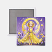 妖精 – イエローマグネット マグネット (正面/裏面)