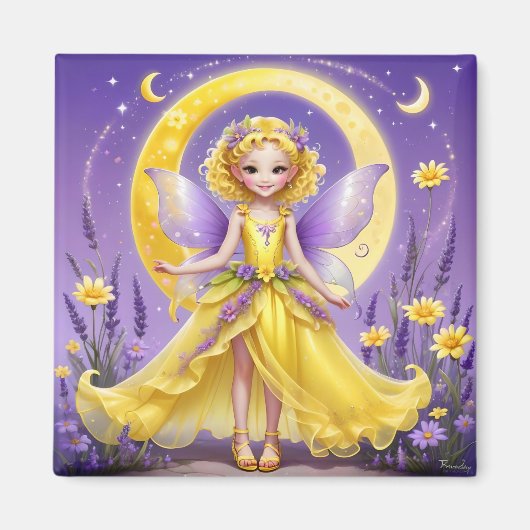 妖精 – イエローマグネット マグネット (正面)