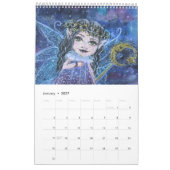 妖精 カレンダー (1月 2027)