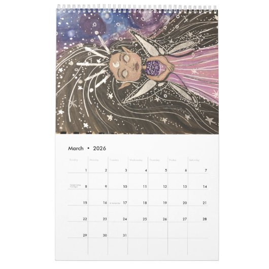 妖精 カレンダー (3月 2026)