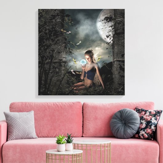 妖精 キャンバスプリント (インサイチュ (リビング))
