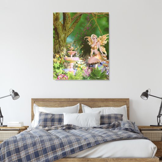 妖精 キャンバスプリント (インサイチュ (寝室))