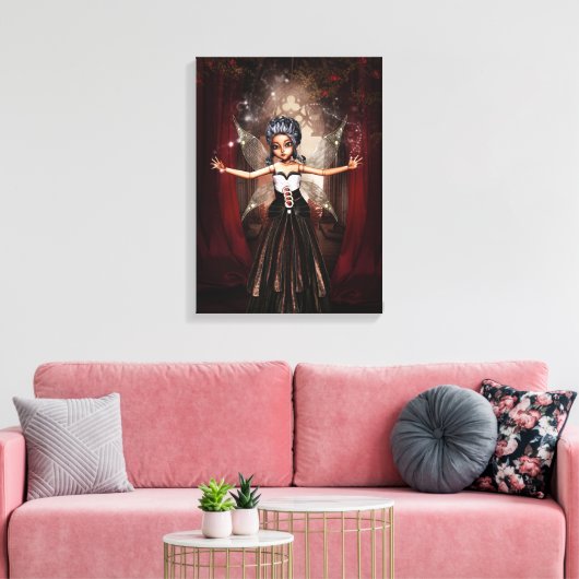 妖精 キャンバスプリント (インサイチュ (リビング))