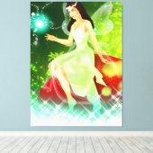 妖精 キャンバスプリント (インサイチュ (ウッドフロア))