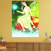 妖精 キャンバスプリント (インサイチュ (リビング))