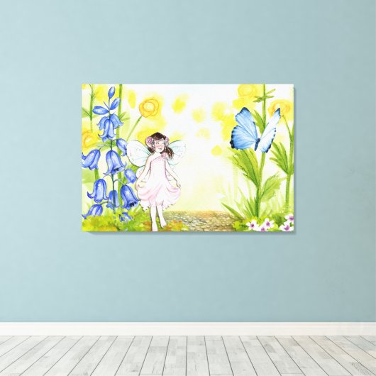 妖精 キャンバスプリント (インサイチュ (ウッドフロア))