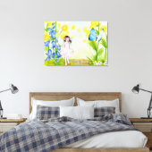 妖精 キャンバスプリント (インサイチュ (寝室))