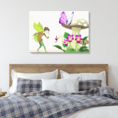 妖精 キャンバスプリント (インサイチュ (寝室))