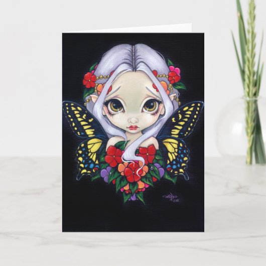 「妖精」グリーティングカード カード (正面)
