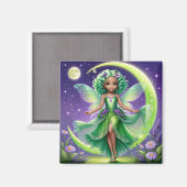 妖精 – グリーンマグネット マグネット (正面/裏面)