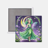 妖精 – グリーンマグネット マグネット (正面/裏面)