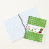 妖精&ジェードツリーグリーン葉ノートブック ノートブック (内部)