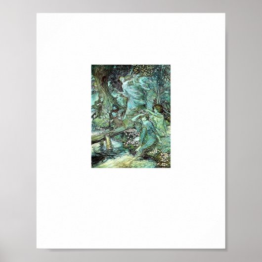 妖精 フェアリーコア ファッション エステティック ゴブリンコア コット ポスター (正面)