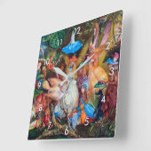 妖精《フェアリー》のお気に入りのジョン·アンスター·フィッツジェラルド スクエア壁時計 (傾斜)