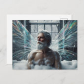 妖精《フェアリー》の王がお風呂に ポストカード (正面/裏面)