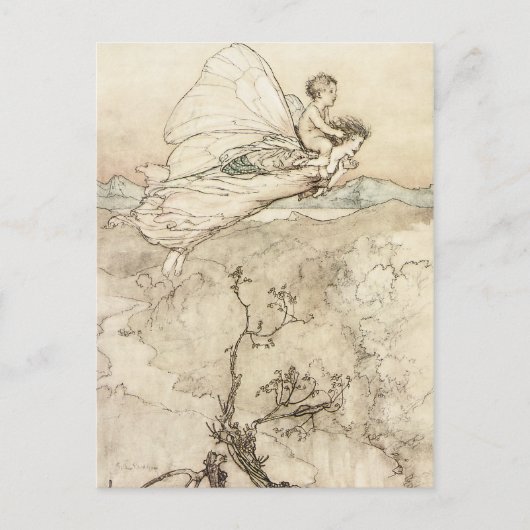 妖精《フェアリー》船のはがき ポストカード (正面)