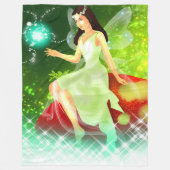 妖精 フリースブランケット (正面)