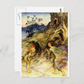 妖精 ポストカード (正面/裏面)