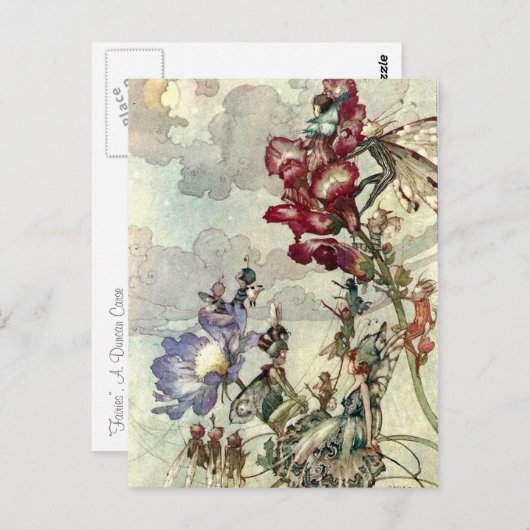 「妖精」 ポストカード (正面/裏面)