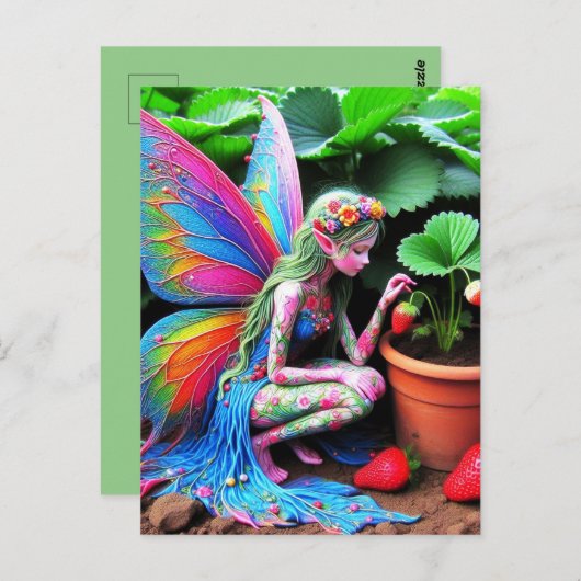 妖精 ポストカード (正面/裏面)