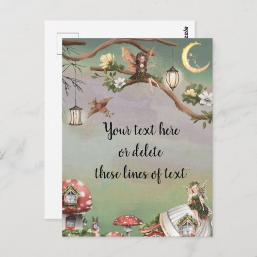 妖精 ポストカード (正面/裏面)