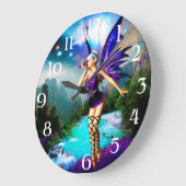 妖精 ラージ壁時計 (傾斜)