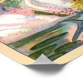 妖精、人魚、スワンプリント ポスター (角)