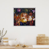 妖精(妖精の国)ポスタープリント：妖精の宴会 ポスター (キッチン)