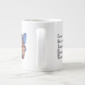 妖精、筋肉質の男性の妖精アクロスティックのマグカップ ジャンボコーヒーマグカップ (裏面)