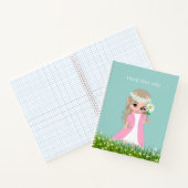 妖精&花onライトブルー ノートブック (内部)