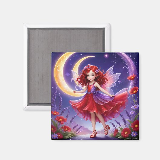 妖精 – 赤い磁石 マグネット (正面/裏面)